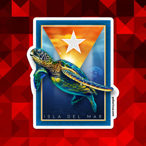 Isla del Mar Puerto Rico Sticker