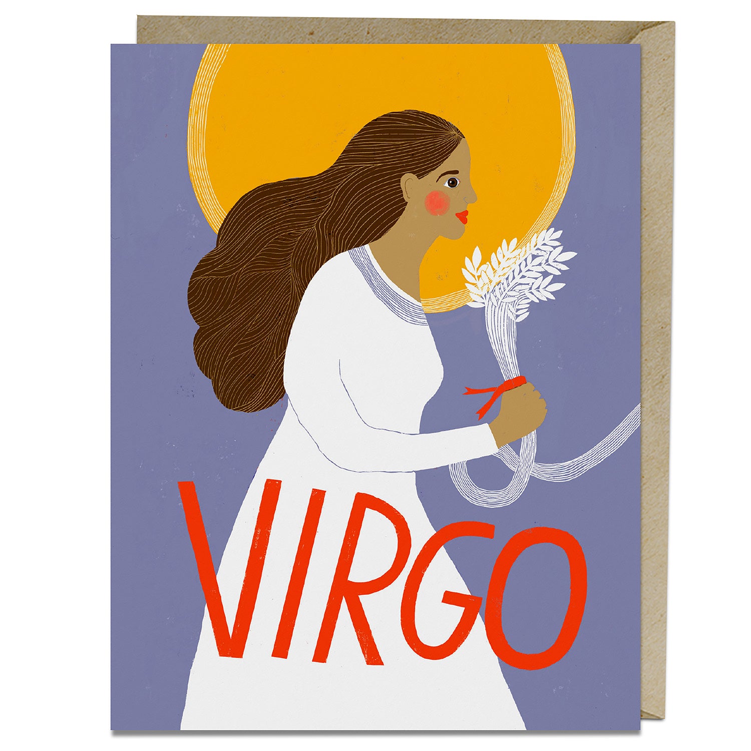 Virgo Zodiac Card