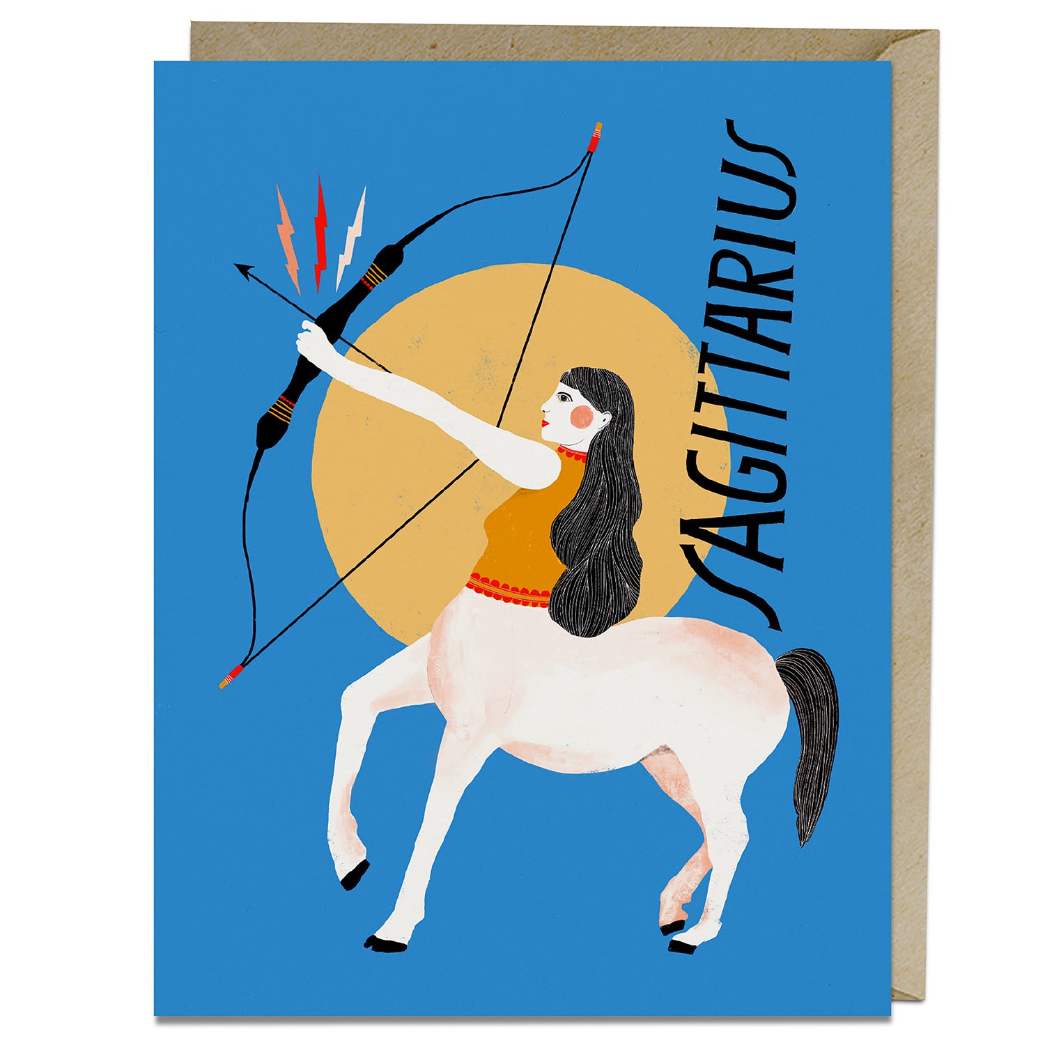 Sagittarius Zodiac Card