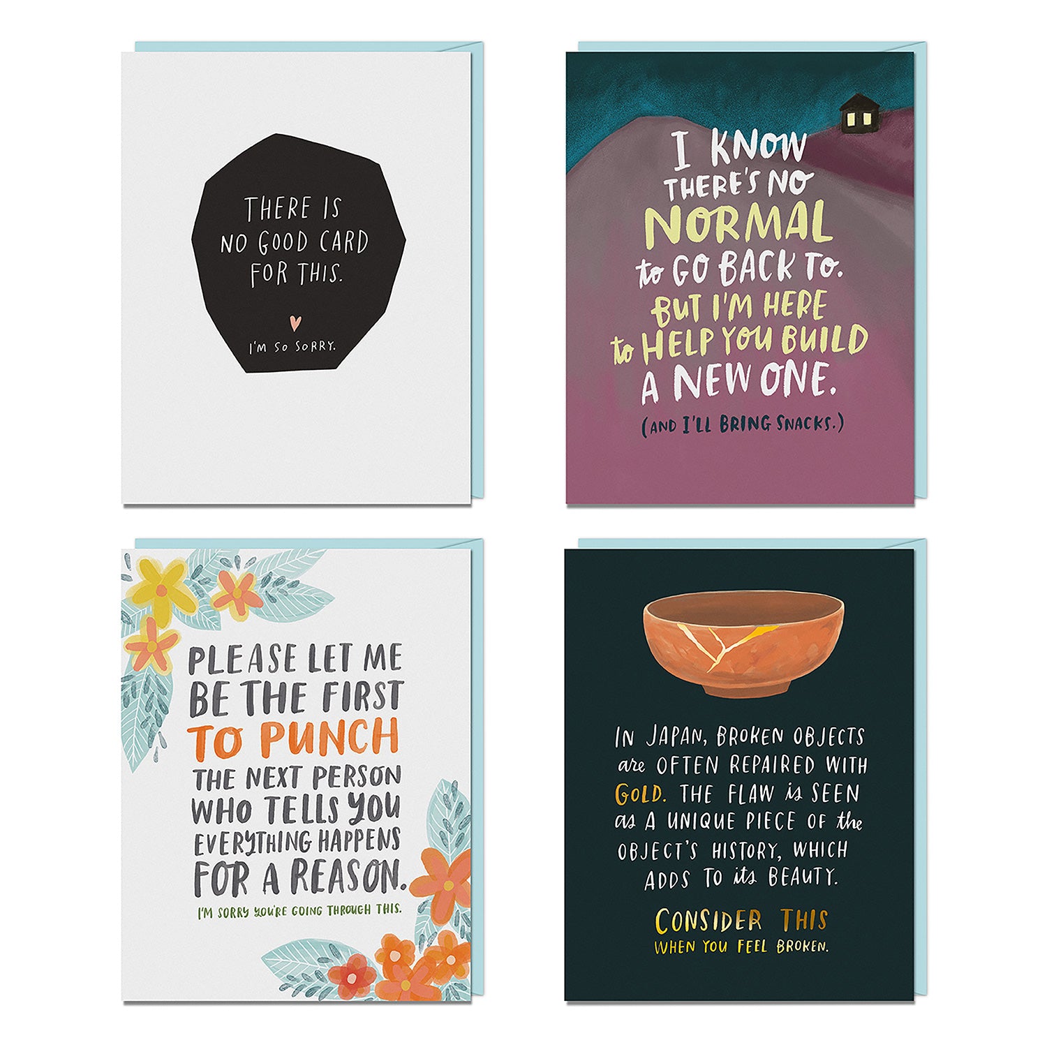 Empathy Cards, Box Of 8 Assorted