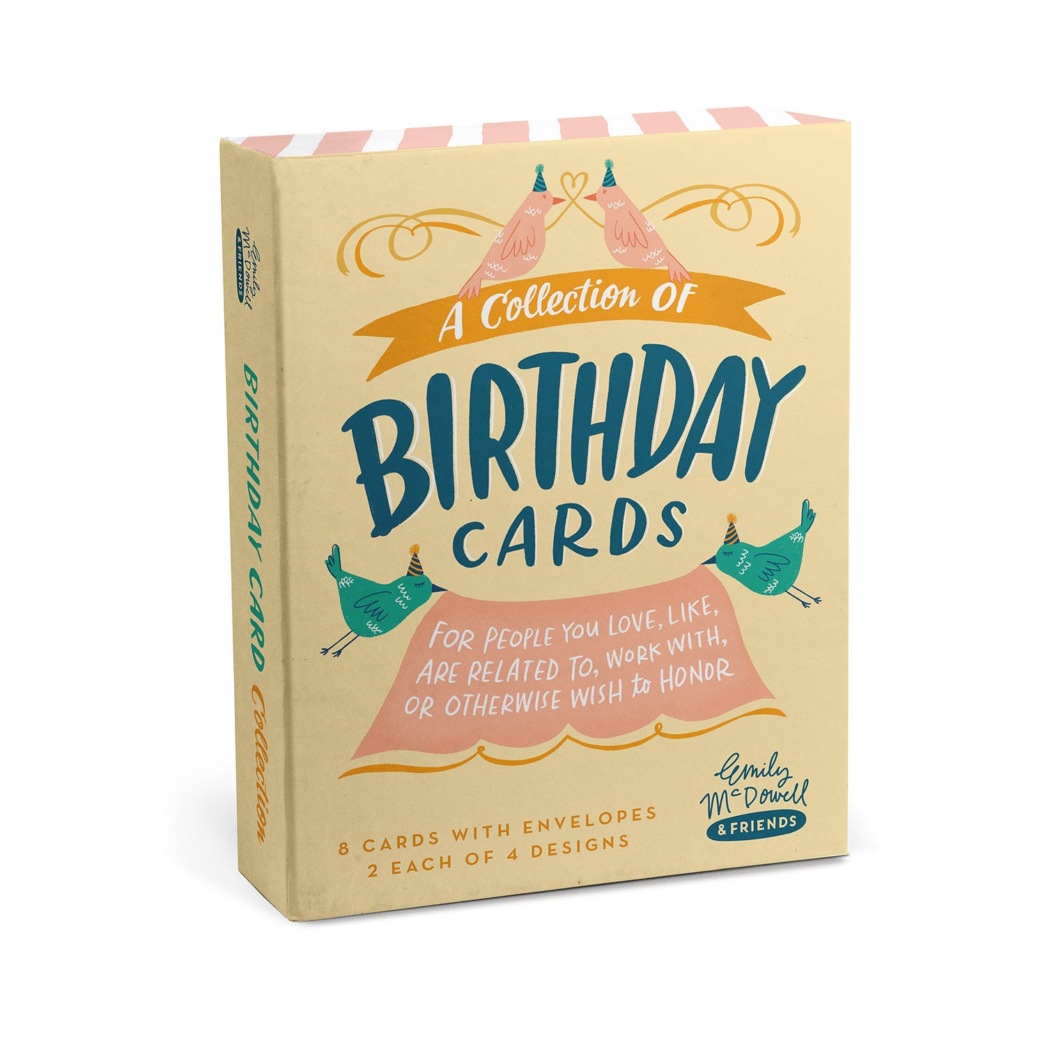 Birthday Cards, Box Of 8 Assorted