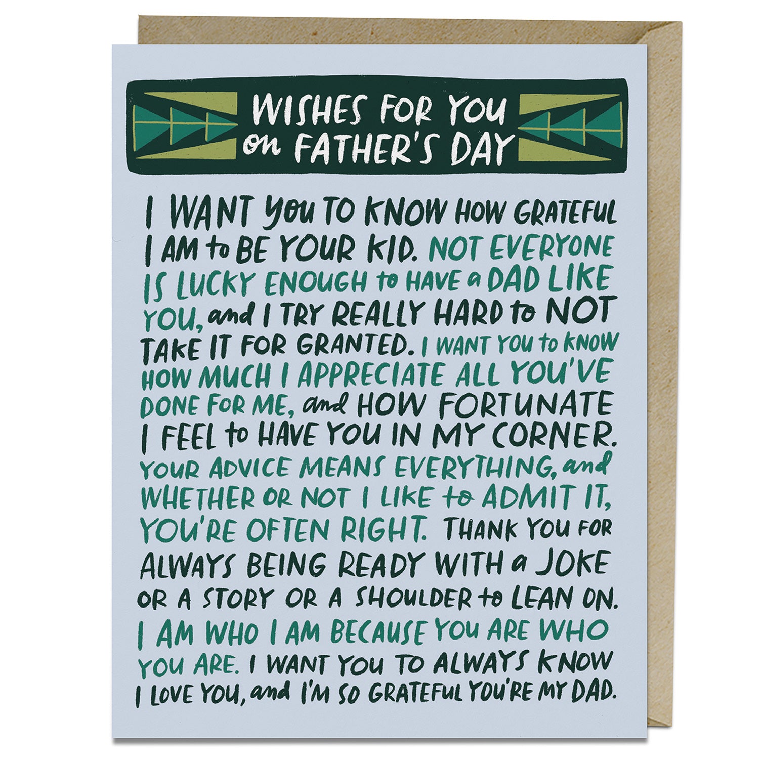 Wishes For You Father's Day Card