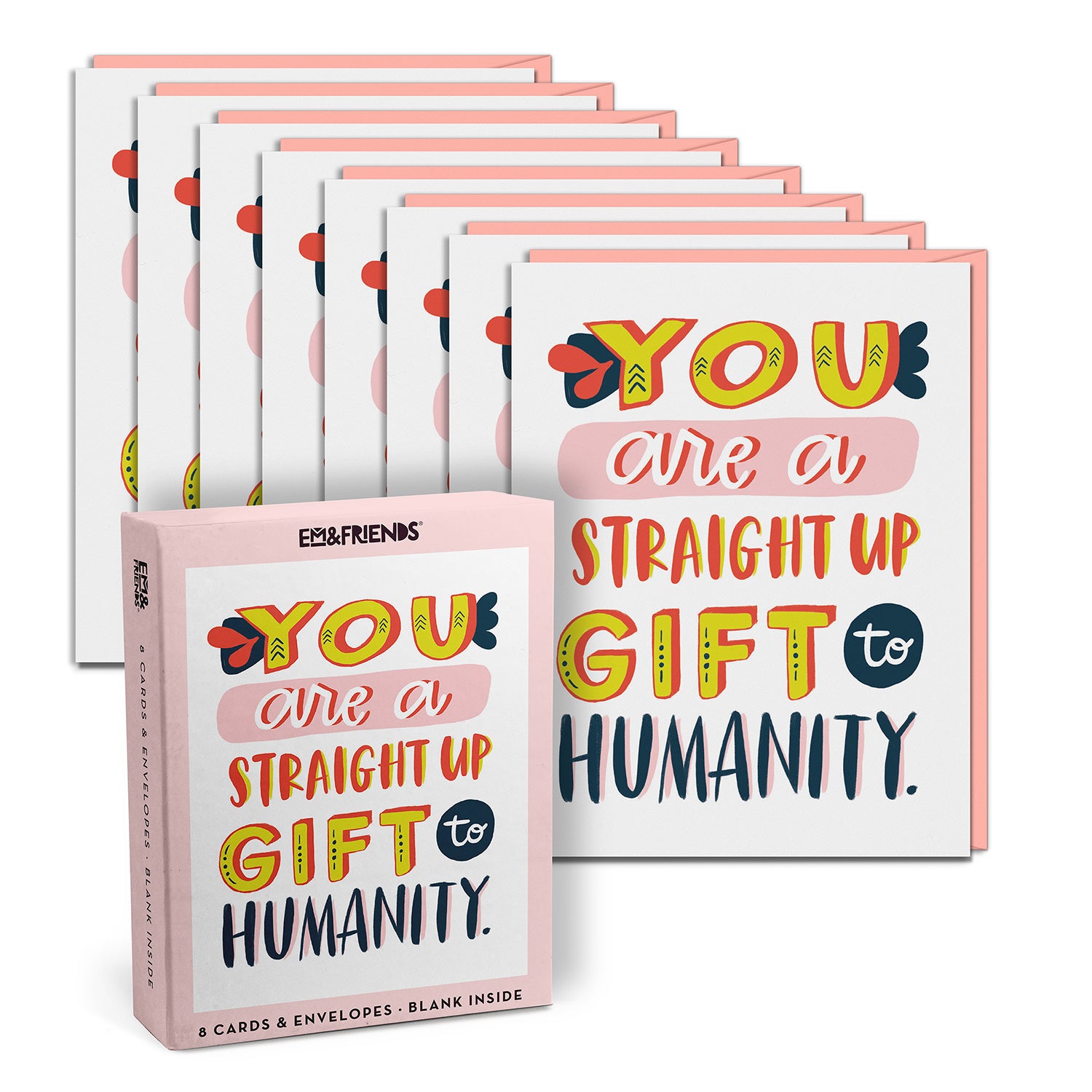 Gift To Humanity Card, Box Of 8 Single Encouragement Cards