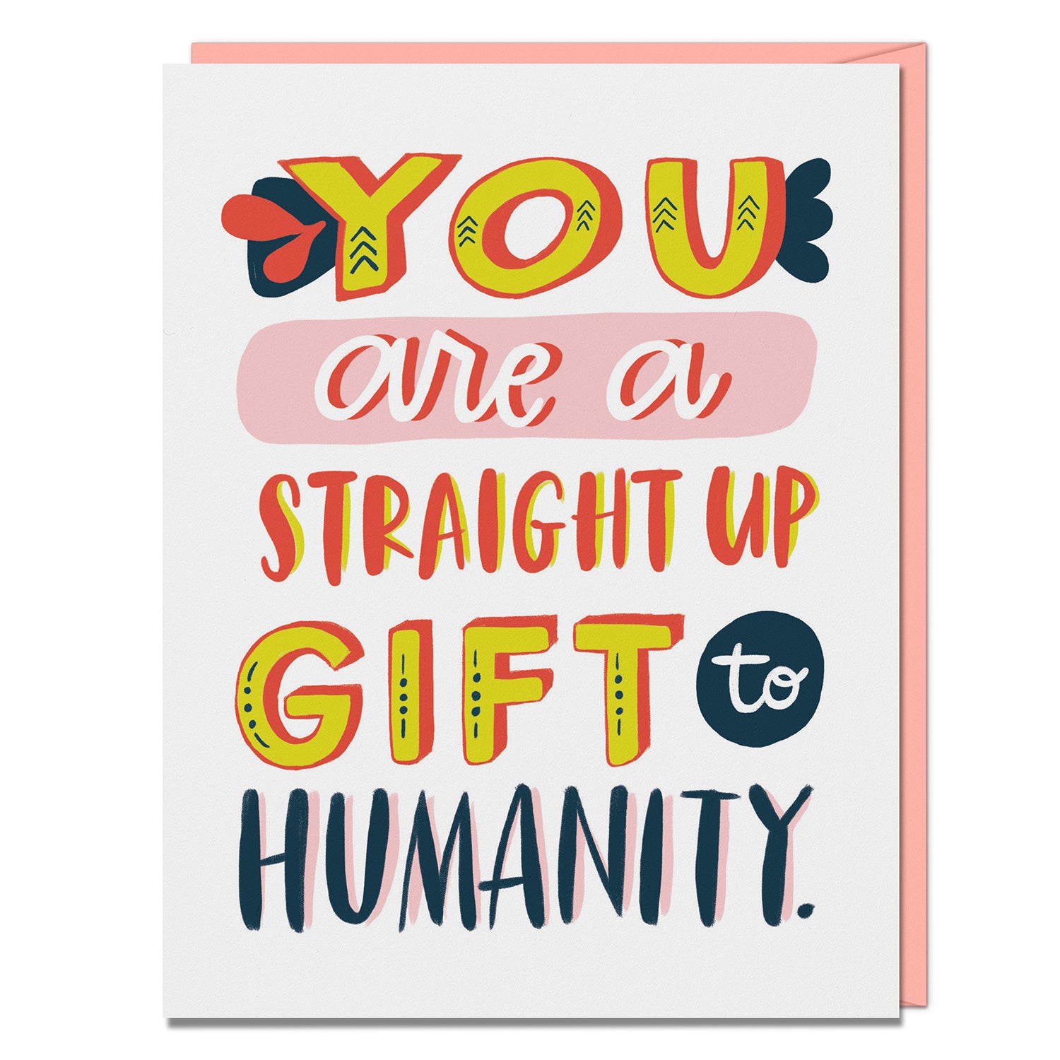 Gift To Humanity Card, Box Of 8 Single Encouragement Cards