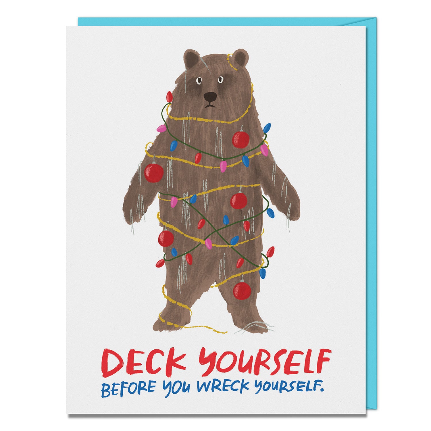 Deck Yourself Cards, Box Of 8 Single Holiday Cards