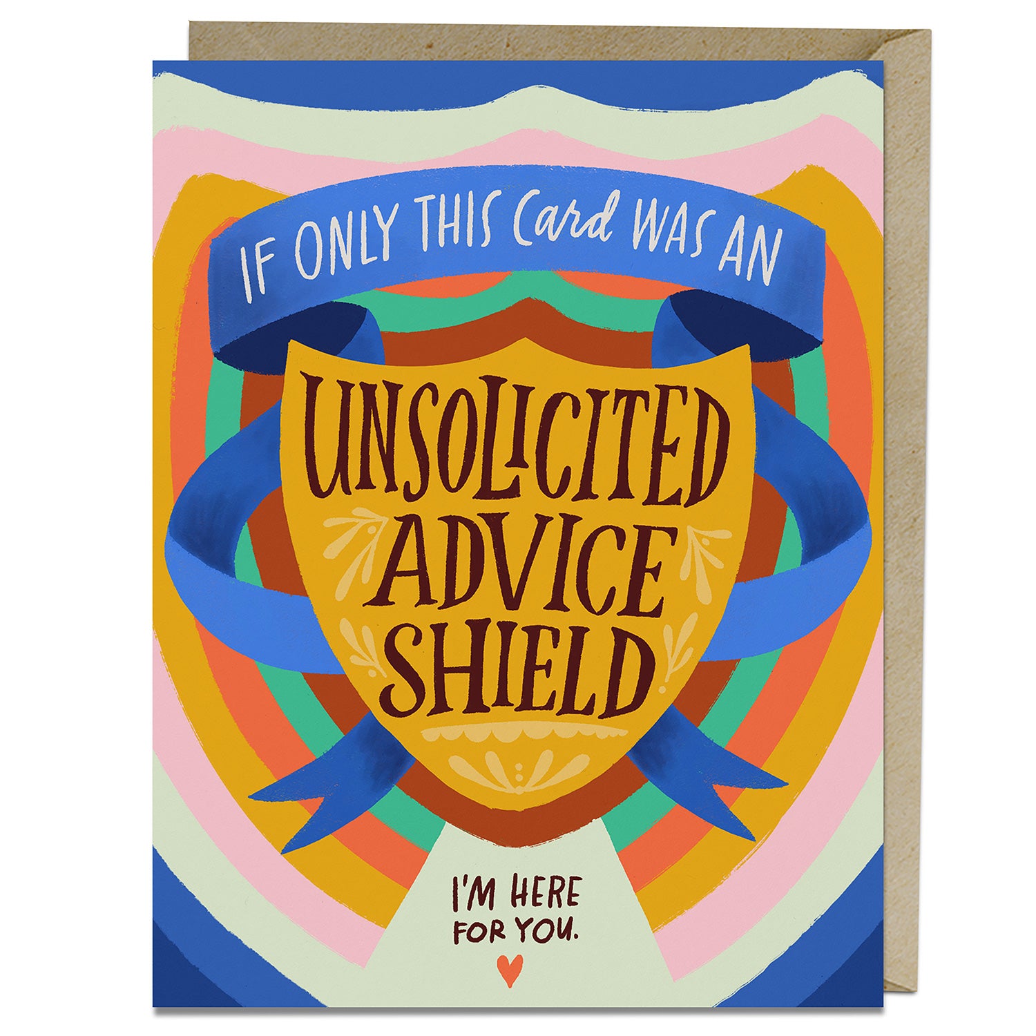 Unsolicited Advice Shield Empathy Card