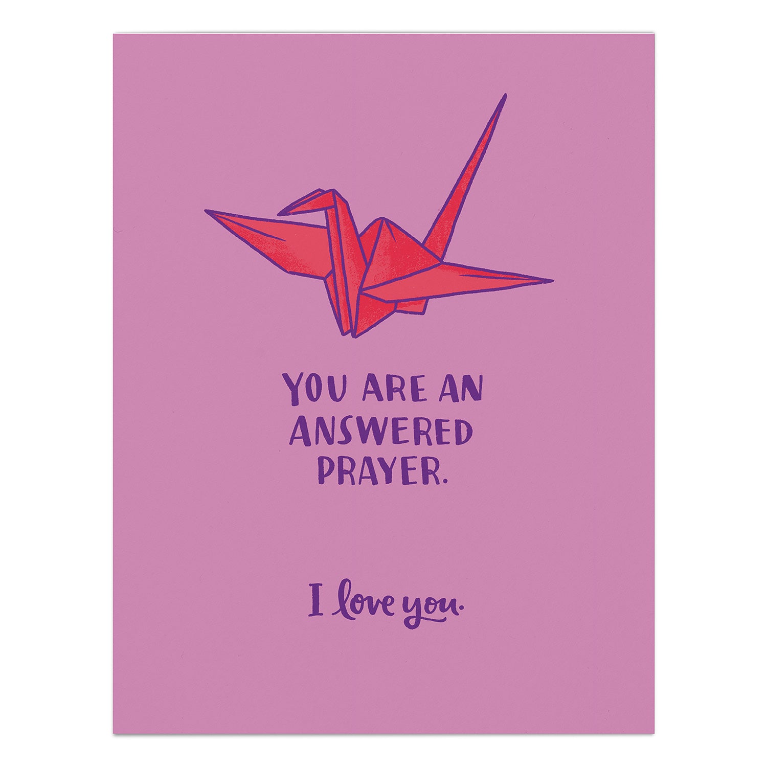 Answered Prayer Love Card