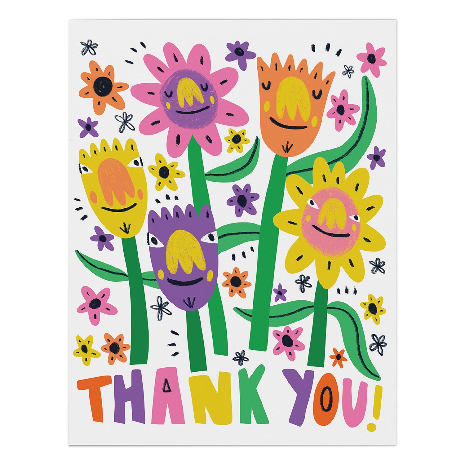 Thank You Flowers Thank You Card