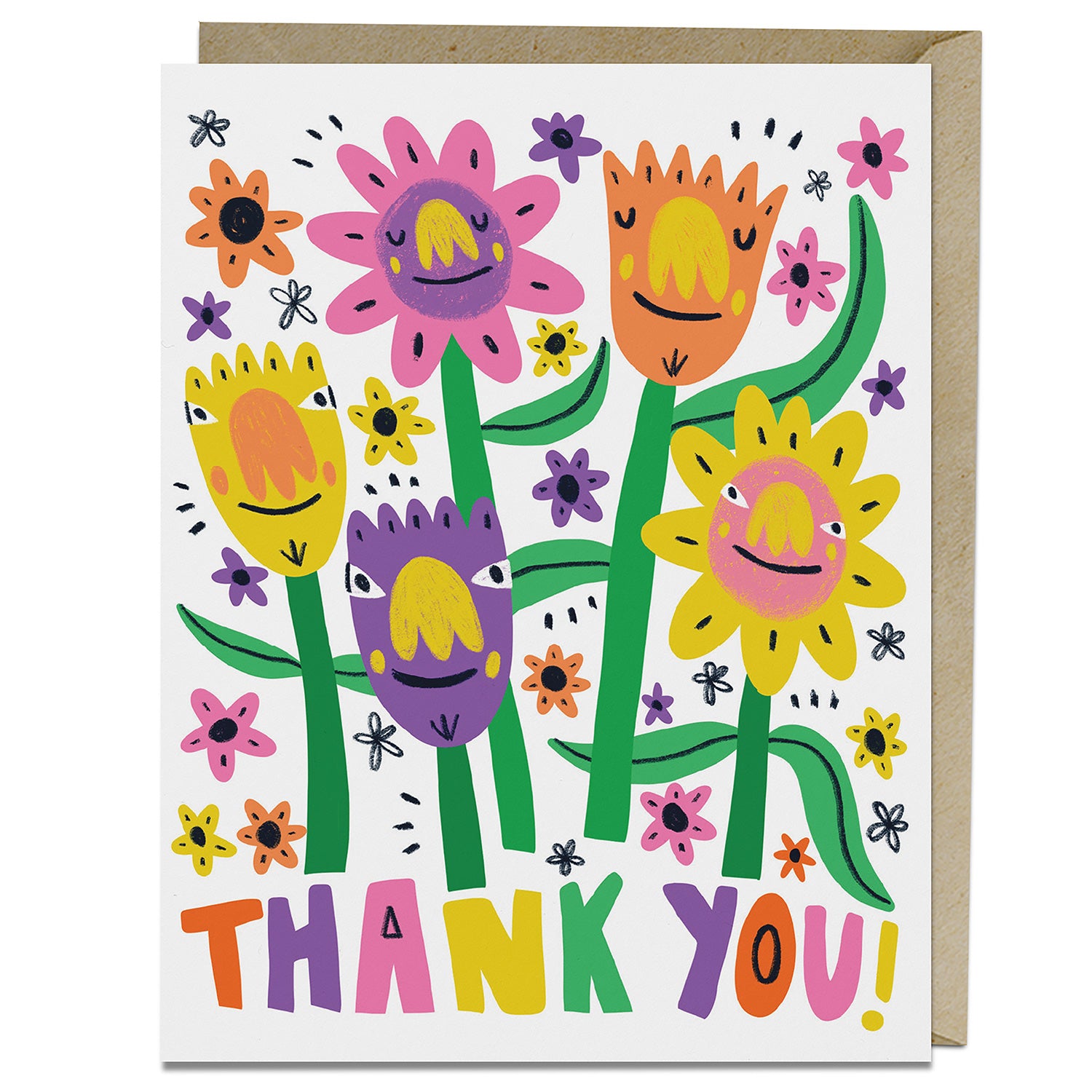 Thank You Flowers Thank You Card