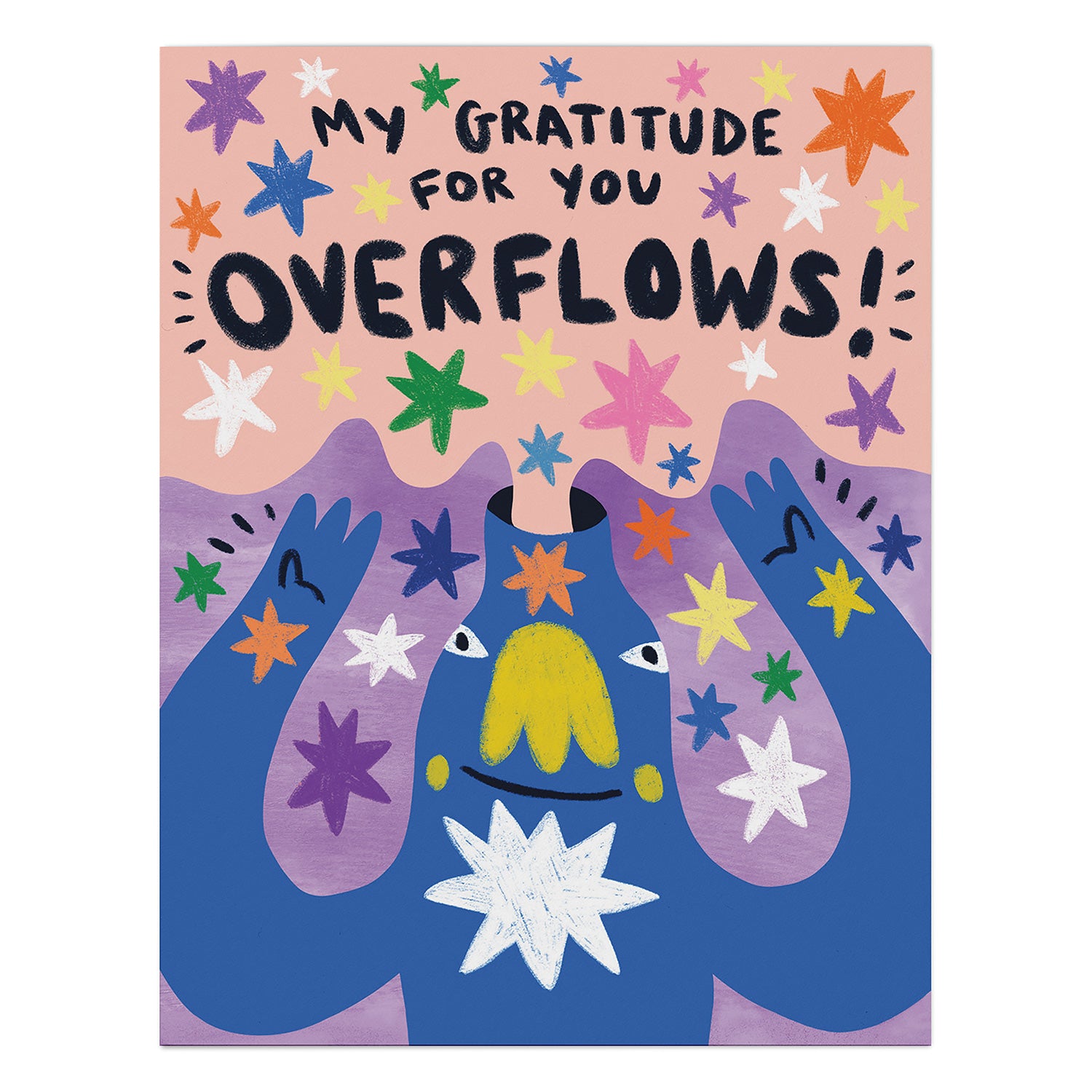 Gratitude Overflows Thank You Card