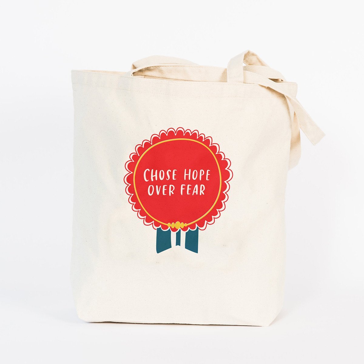 Chose Hope Over Fear Everyday Bravery Tote Bag
