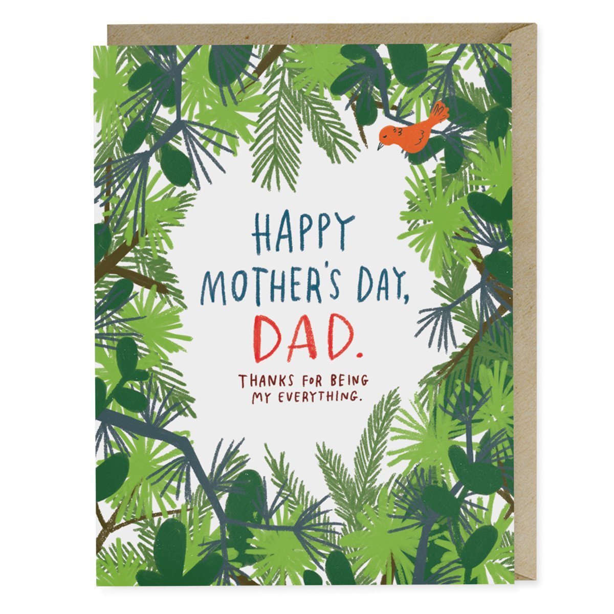 Mother's Day, Single Father Card 