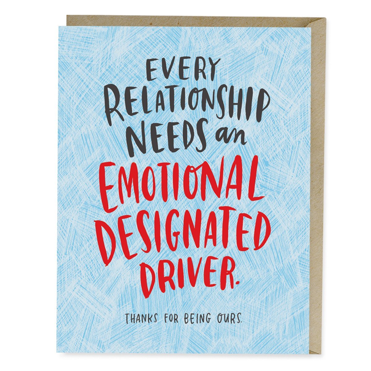 Emotional Designated Driver Card