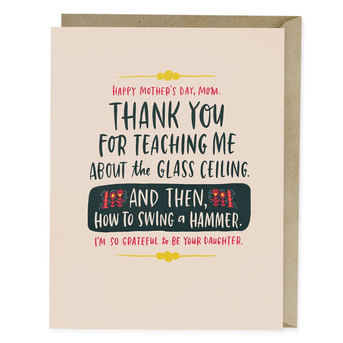 Glass Ceiling Mother S Day Card Emily Mcdowell Friends