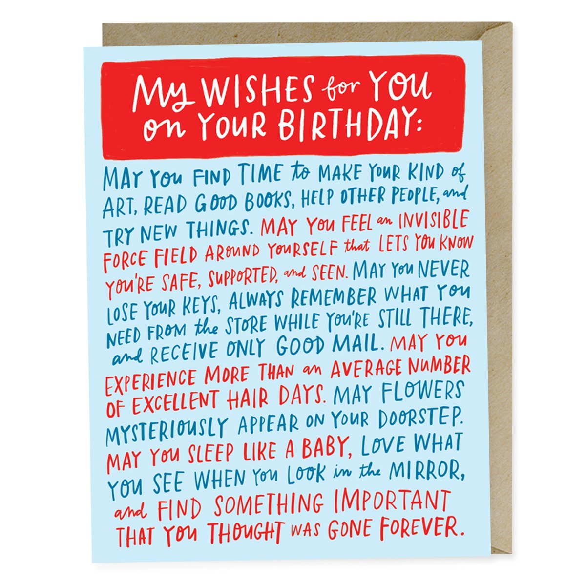 Wishes For Your Birthday Card