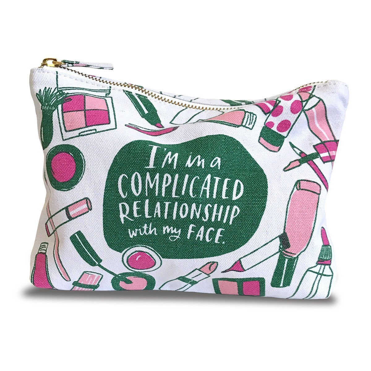 Complicated Relationship Canvas Pouch