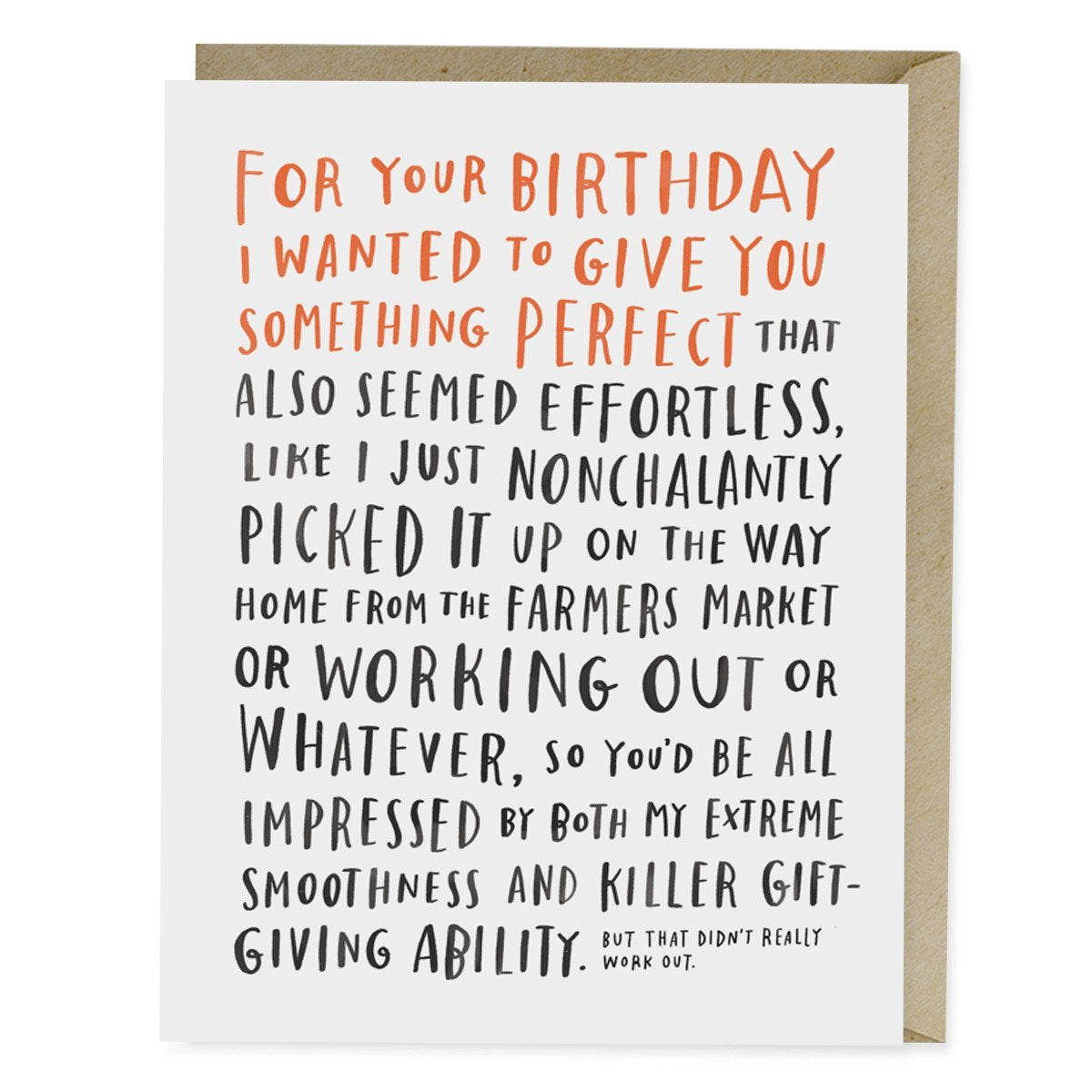 Awkward Birthday Funny Birthday Card By Em & Friends