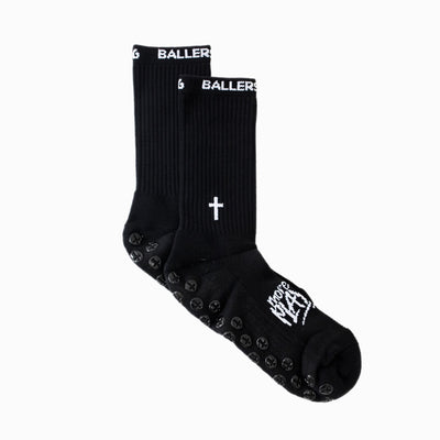 Ballers In God Performance 'Cross' Socks White