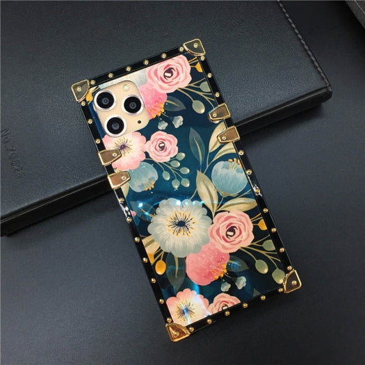 Luxury Phone Cases Samsung Galaxy S22 Ultra - Luxury Flower Cover