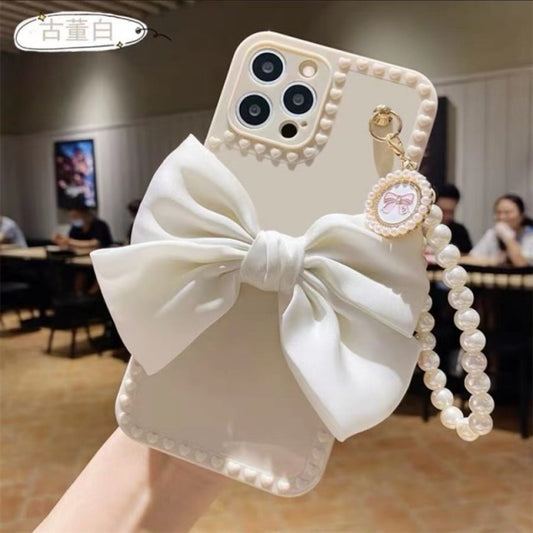 Premium Glitter Pearl Bracelet Phone Case for IPhone 13 Series