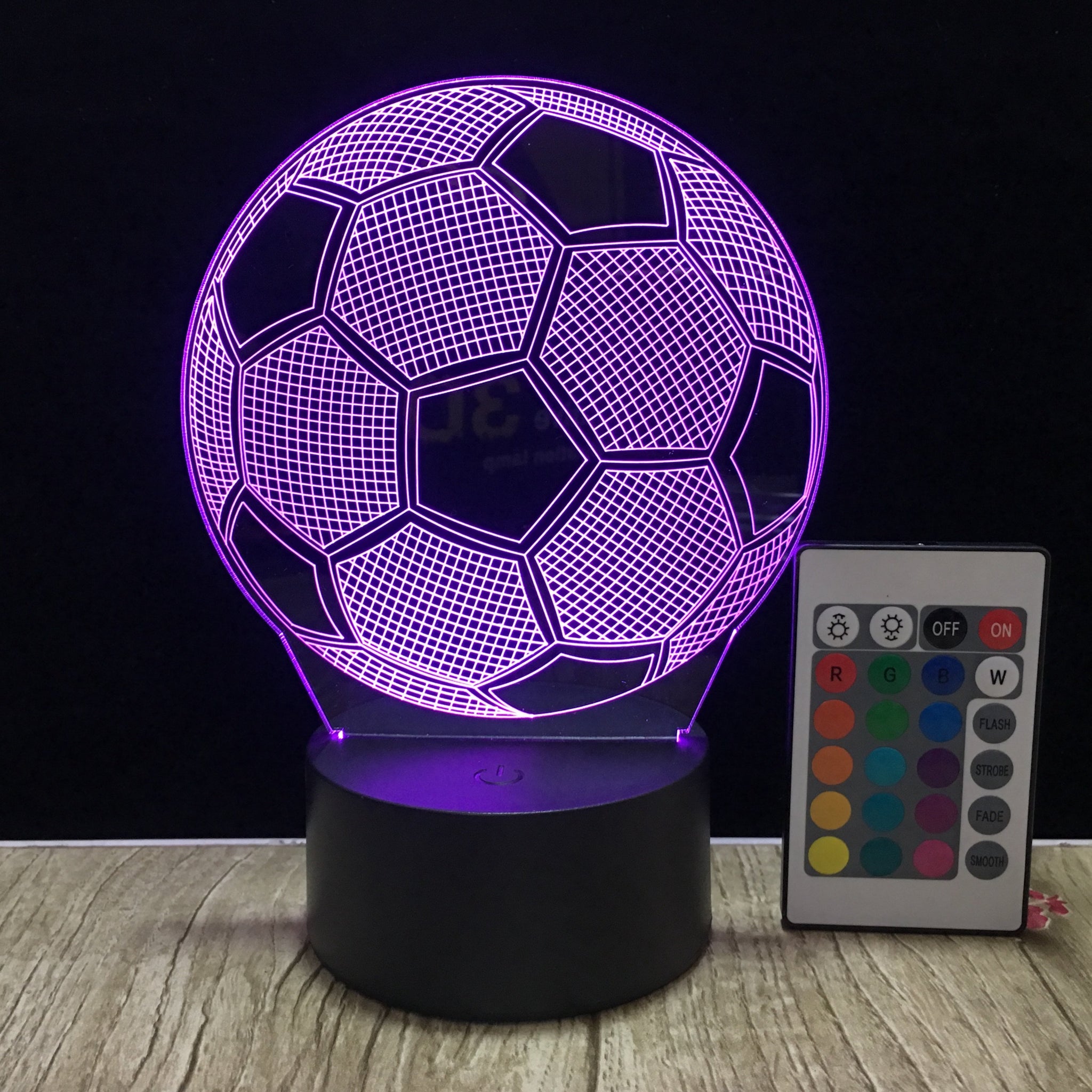 3d soccer light