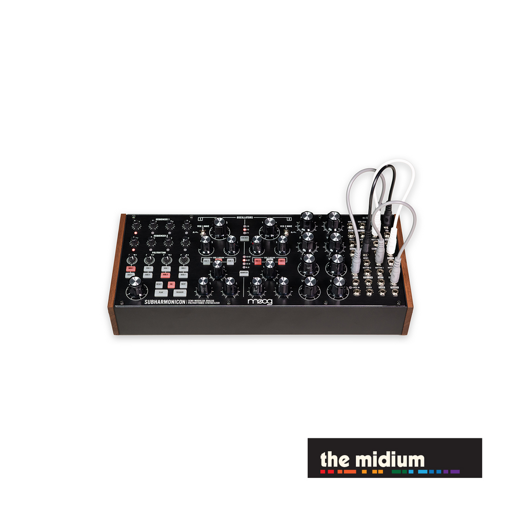 Moog Subharmonicon semi-modular polyrhythmic analog synthesizer