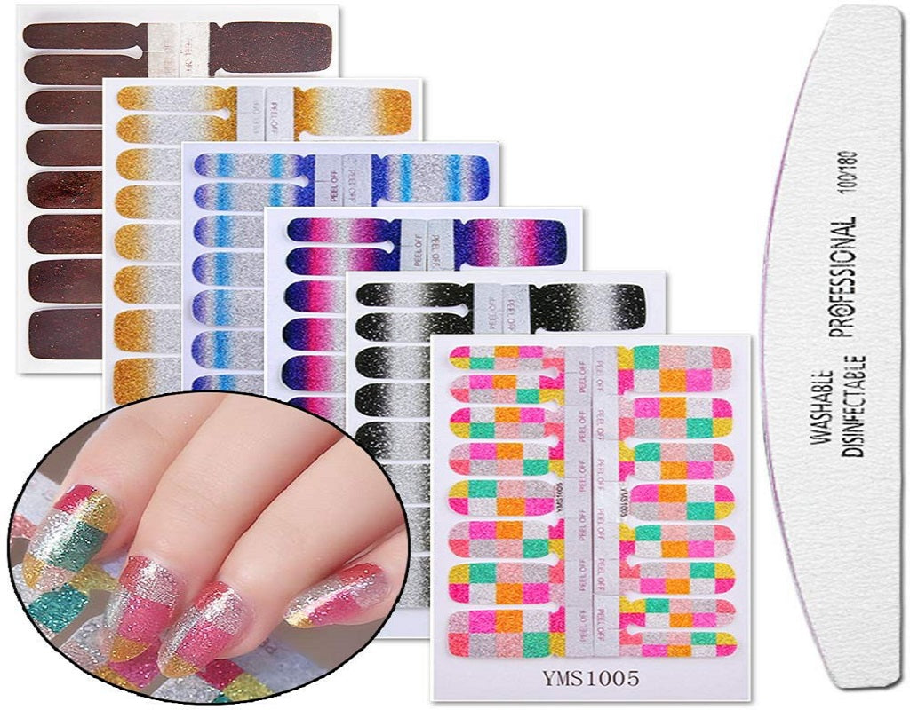 Color Lab Nail Polish Strips - Variety of Colors and Designs - wide 11