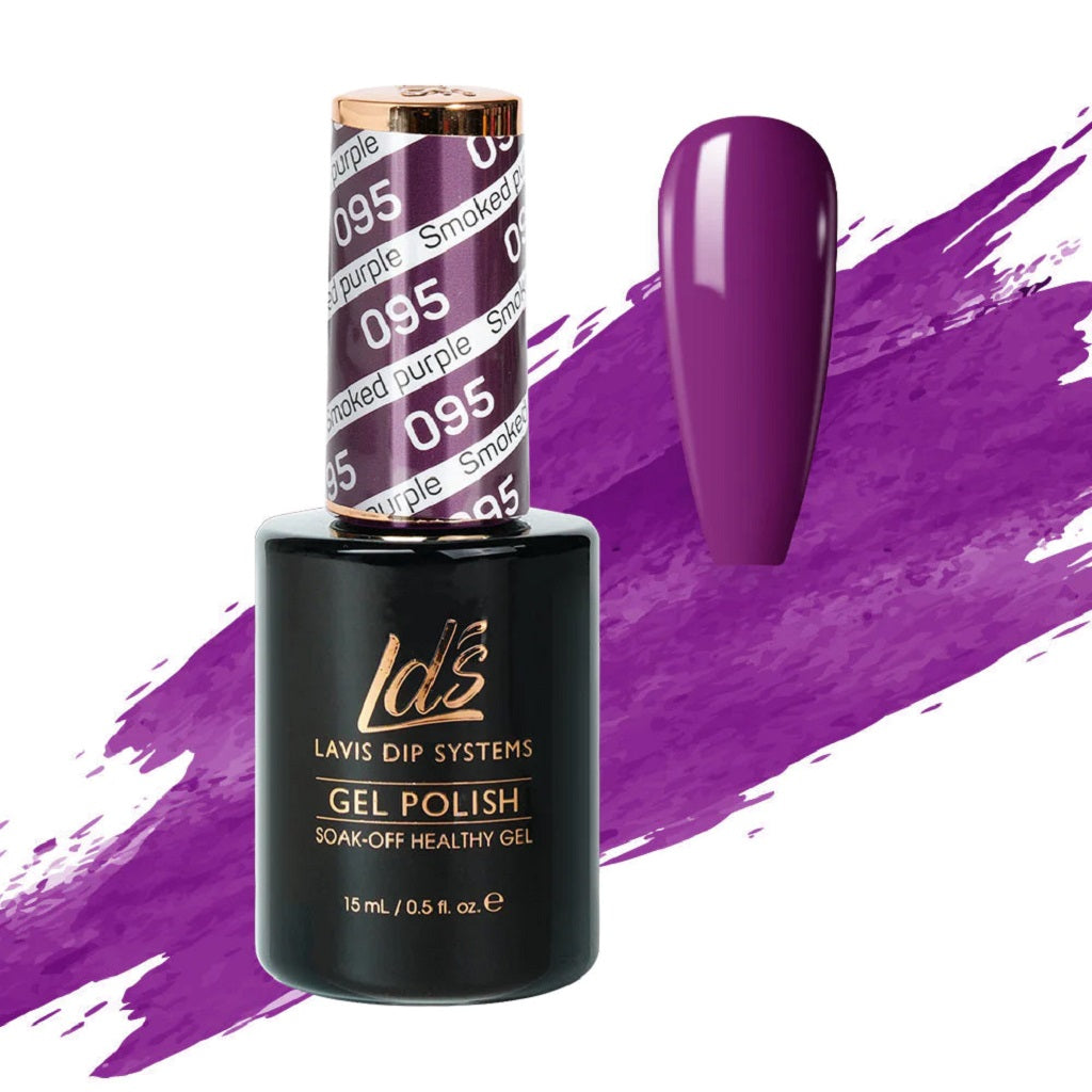 LDS Gel Polish 095 - Purple Colors - Smoked Purple