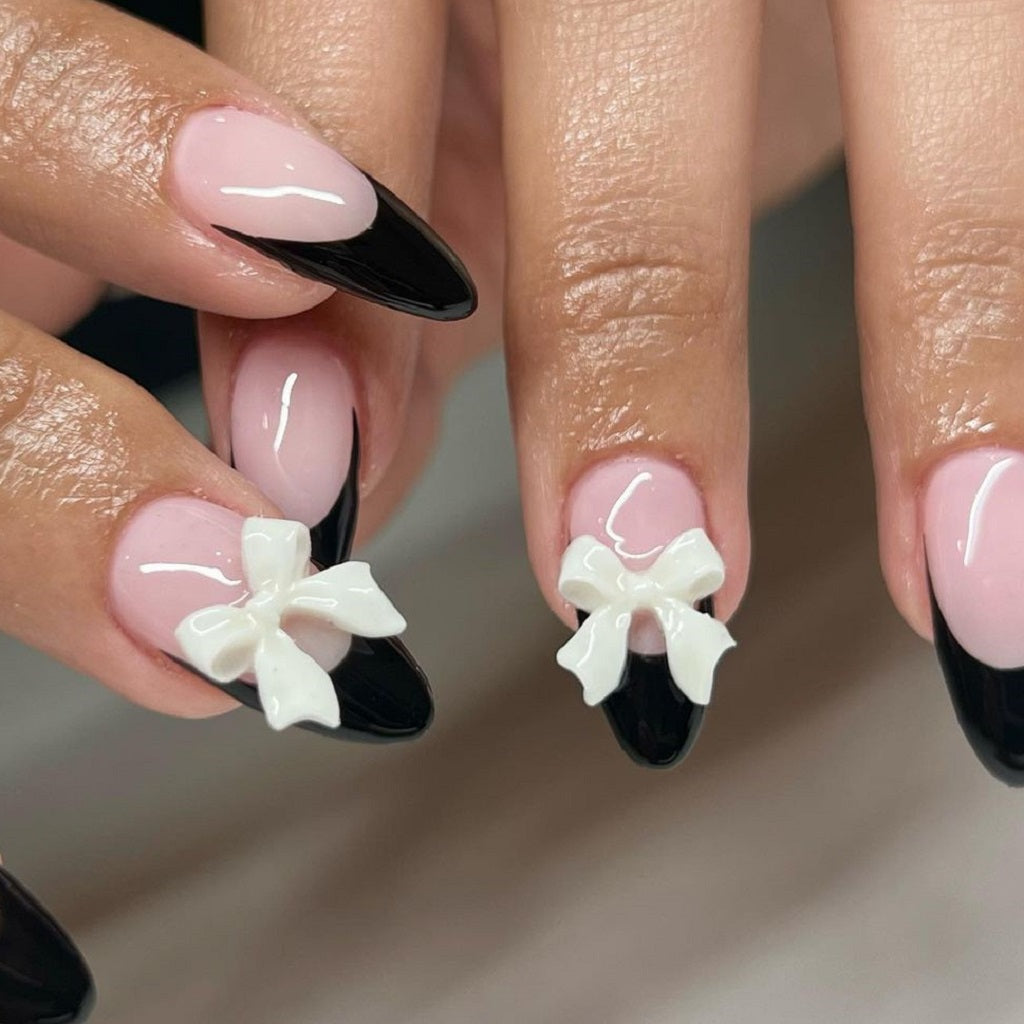 Acrylic Bow Nails