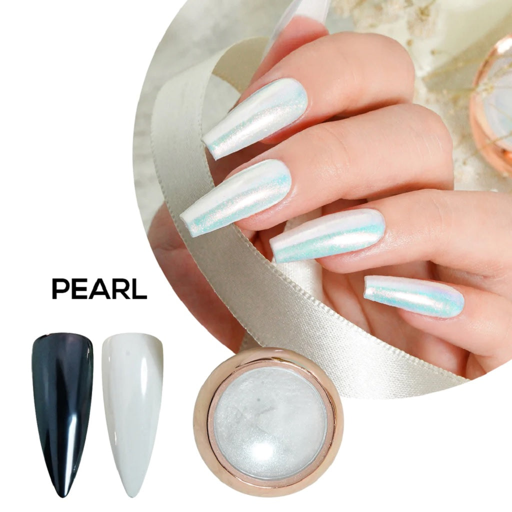 Aurora Chrome Nail Powder - Pearl