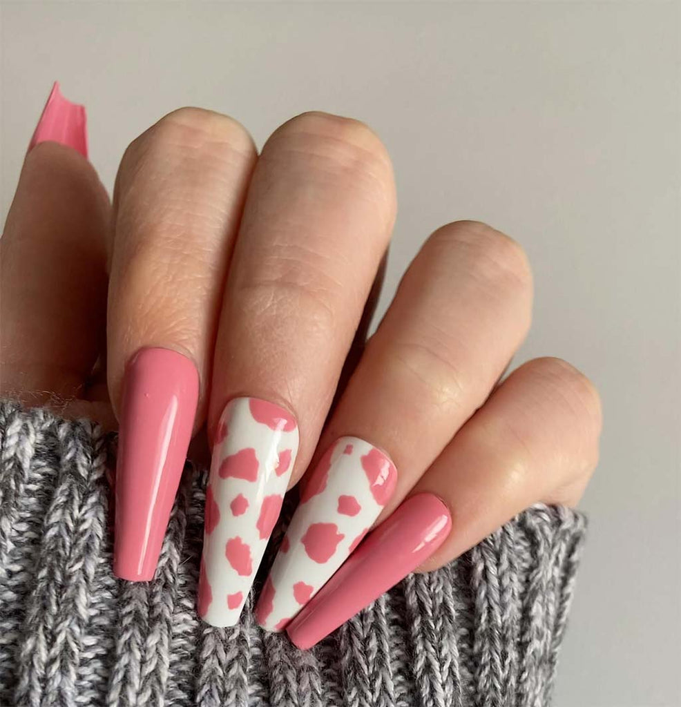 Best Cute Cow Print Nail Ideas