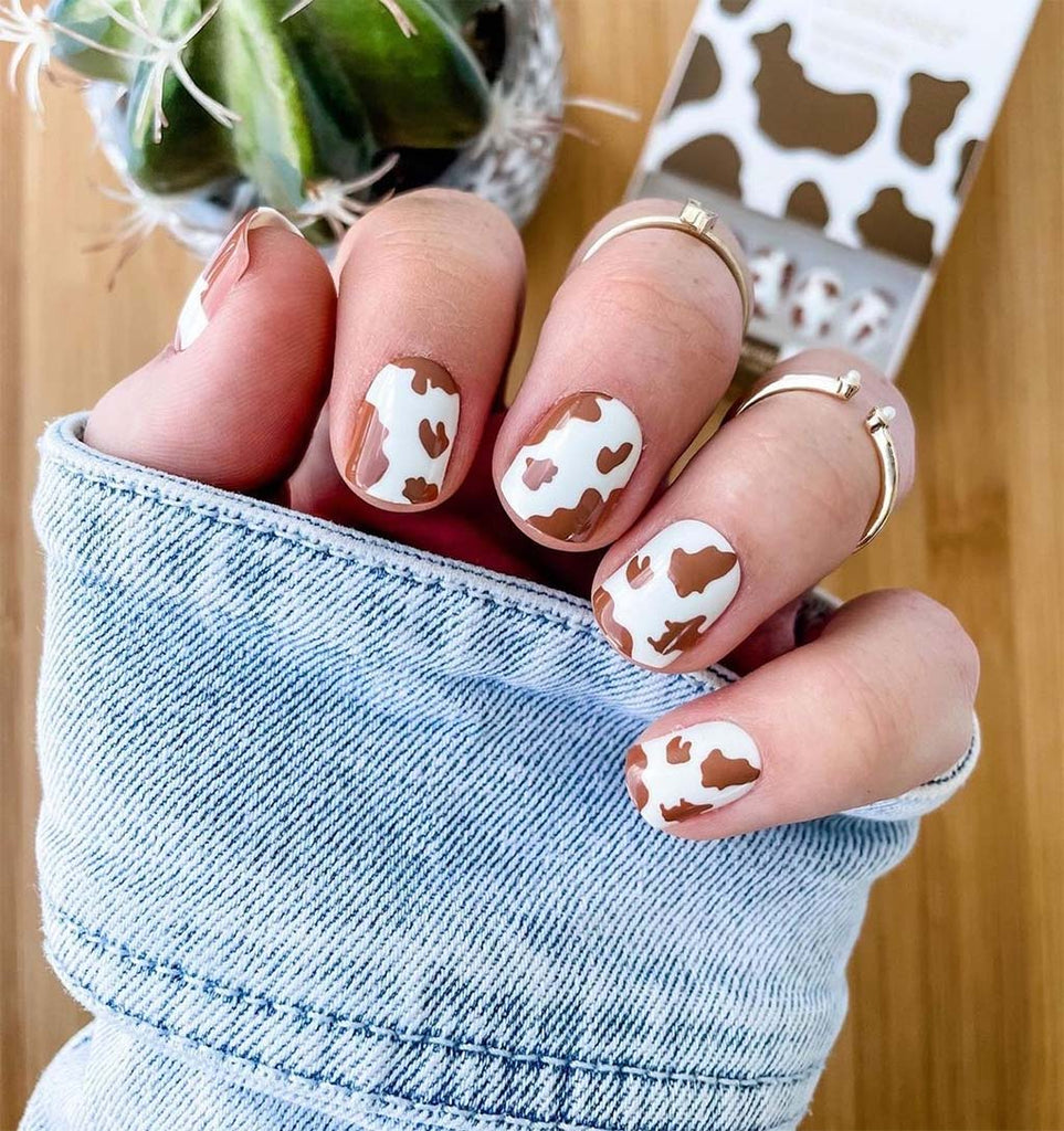 Best Cute Cow Print Nail Ideas