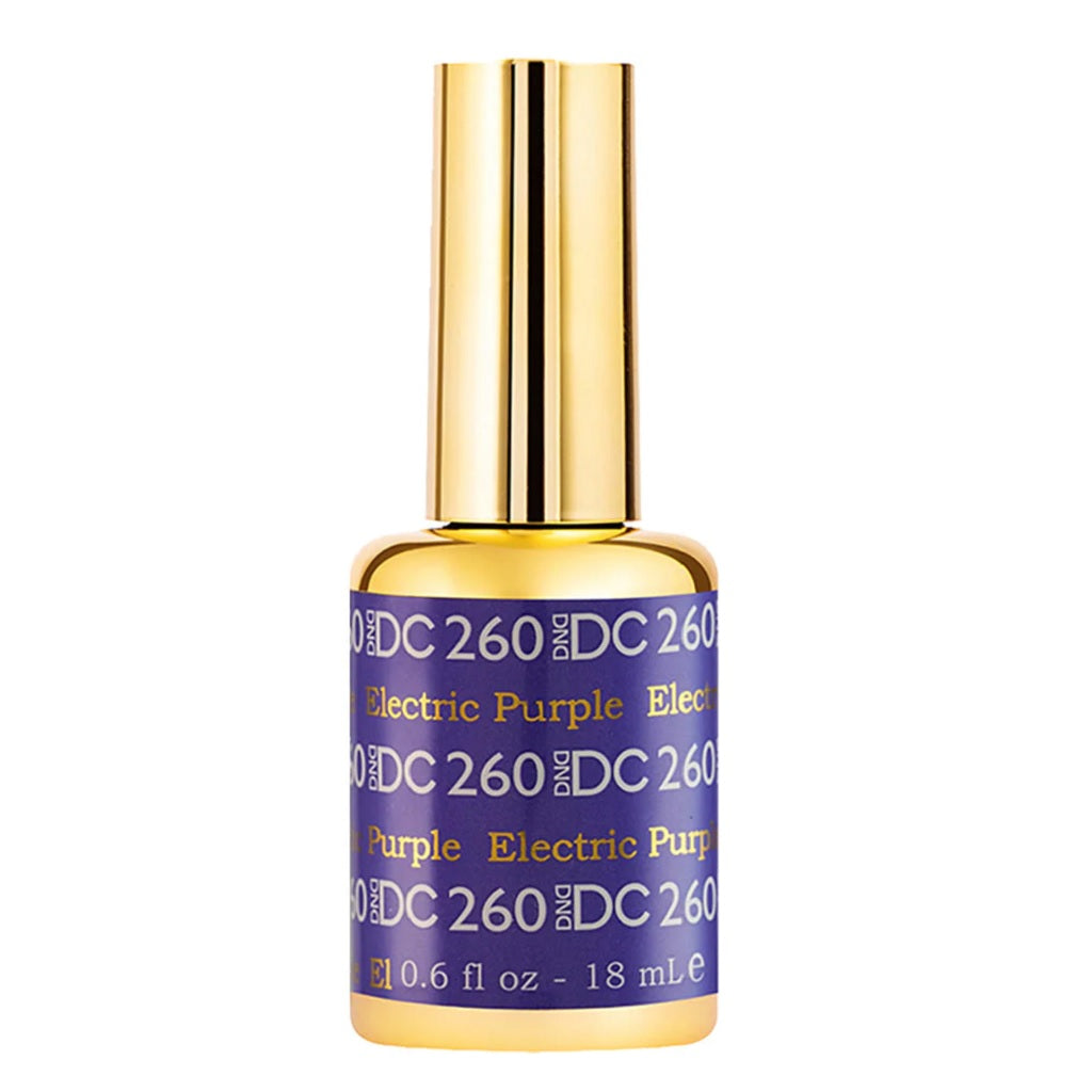 DND DC Gel Polish - 260 Purple Colors - Electric Purple