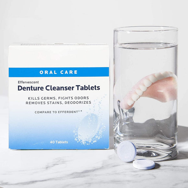 Dissolve Denture wiping tablets