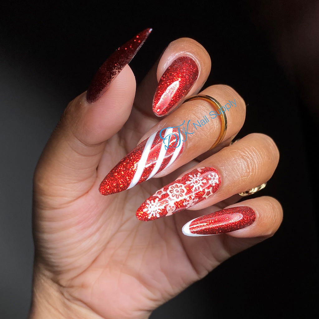 Festive Red and White
