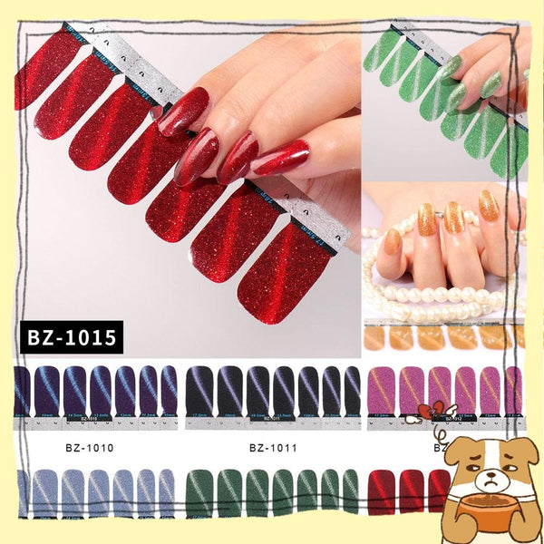 Full Nail Art Polish Self-adhesive Nail Stickers