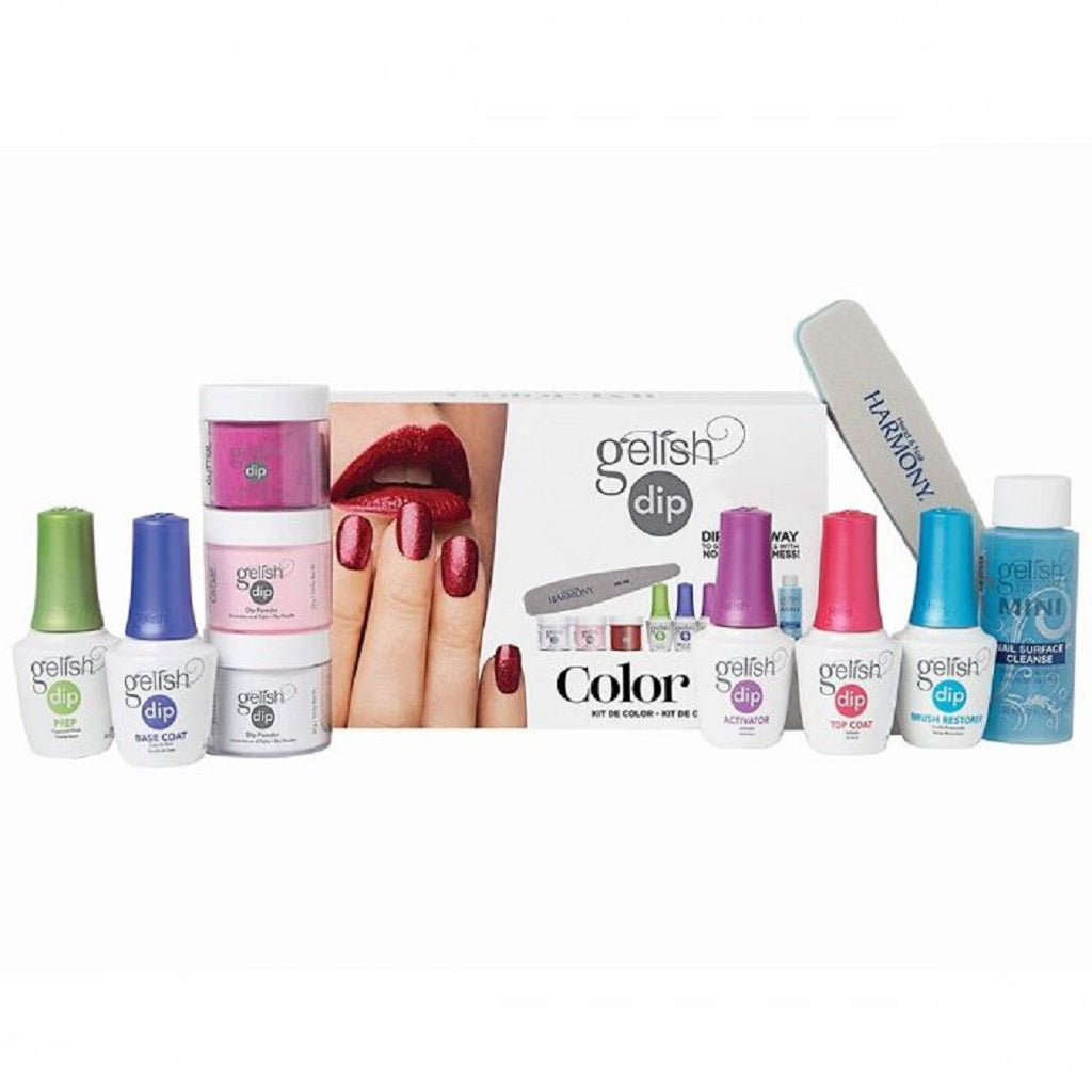 Gelish French Tip Acrylic Powder Dip Nail Kit