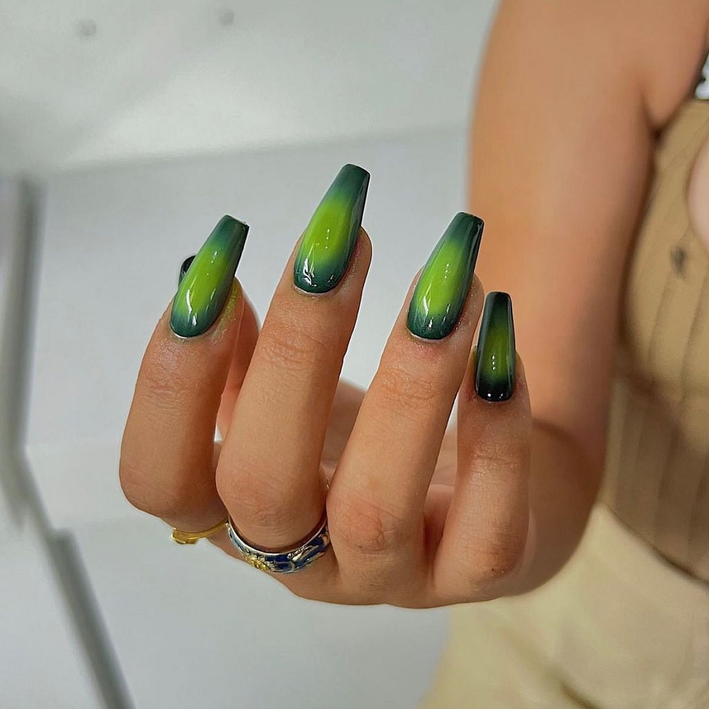 Green Aura Nails