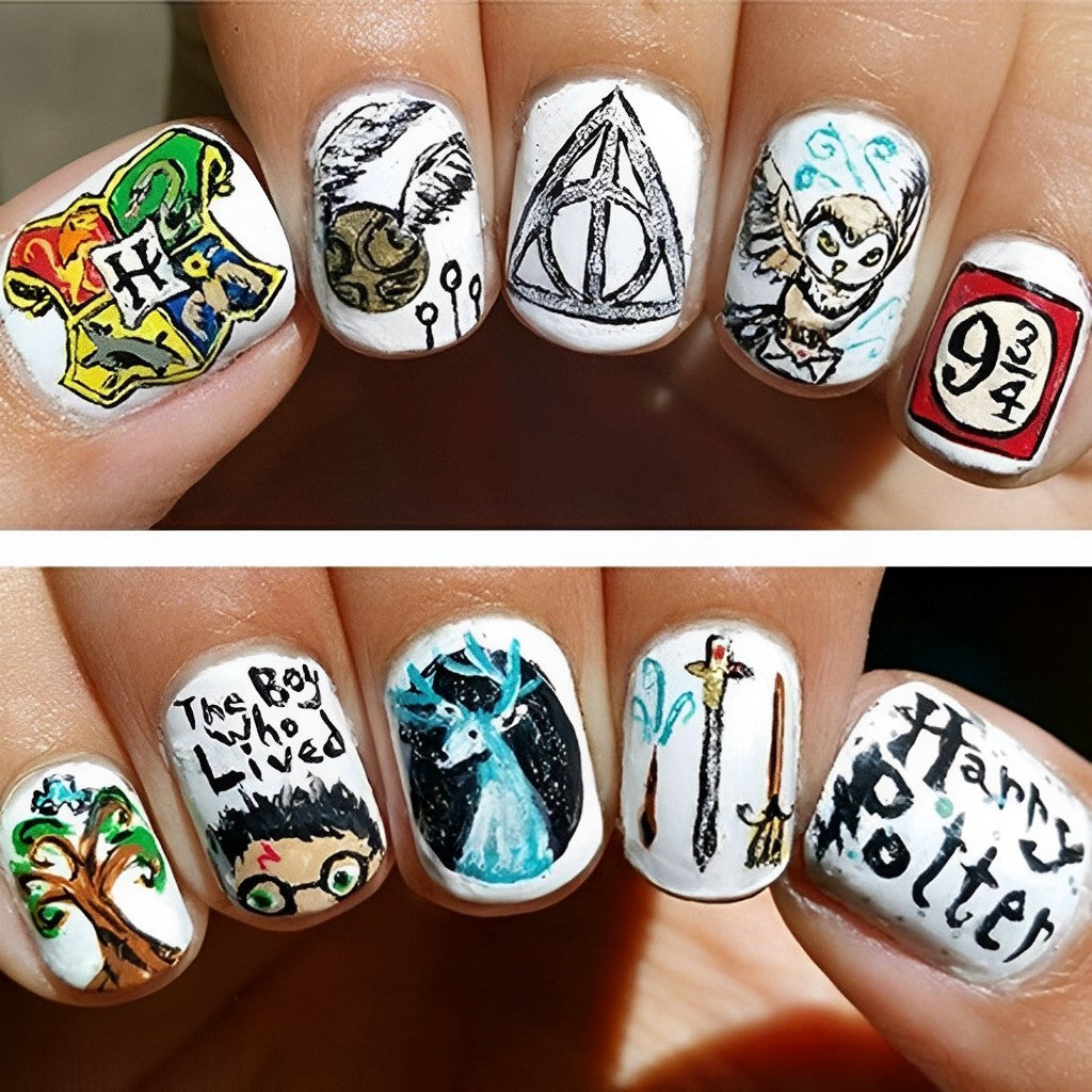 Harry Potter-Themed Nail Designs