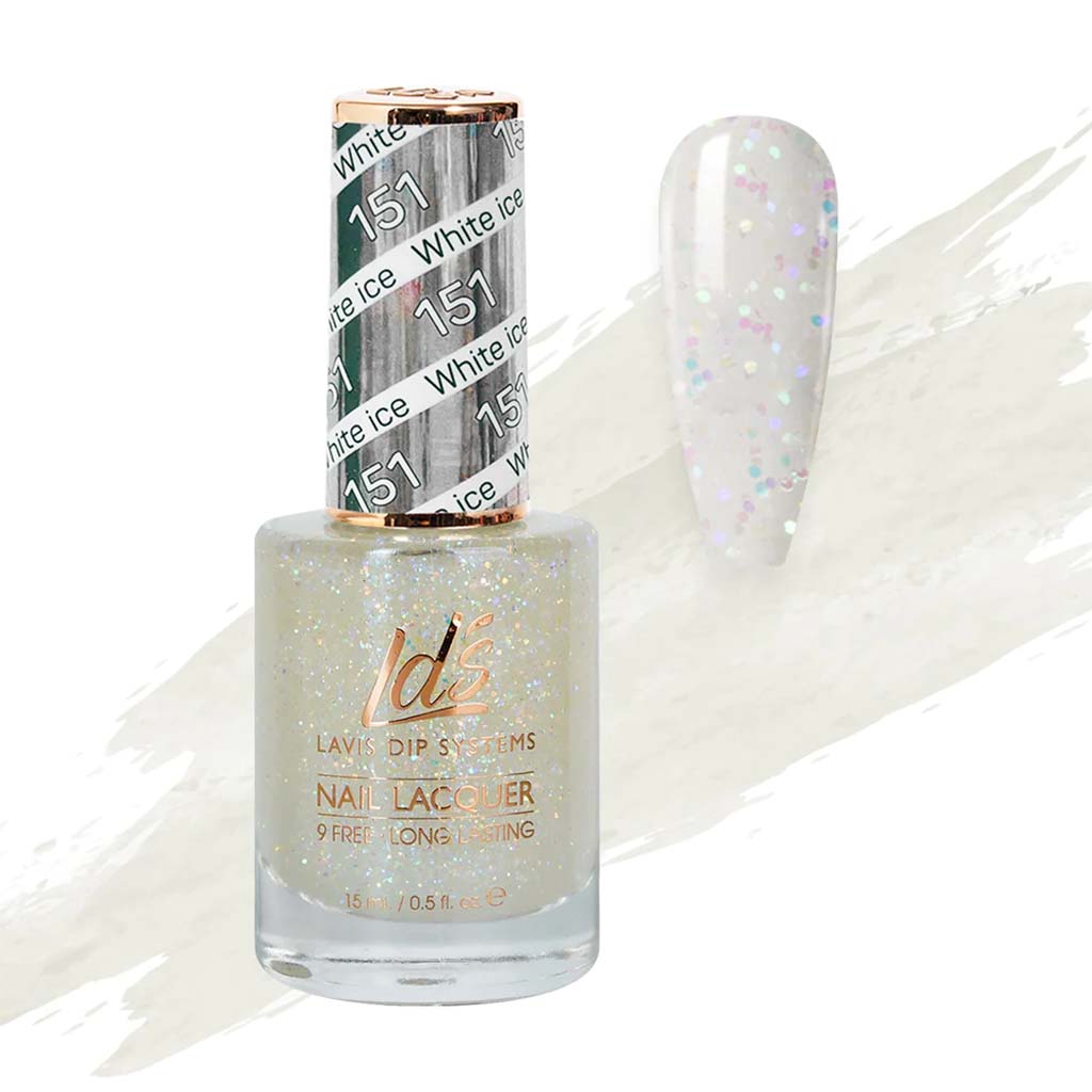 LDS 151 White Ice - LDS Healthy Nail Lacquer