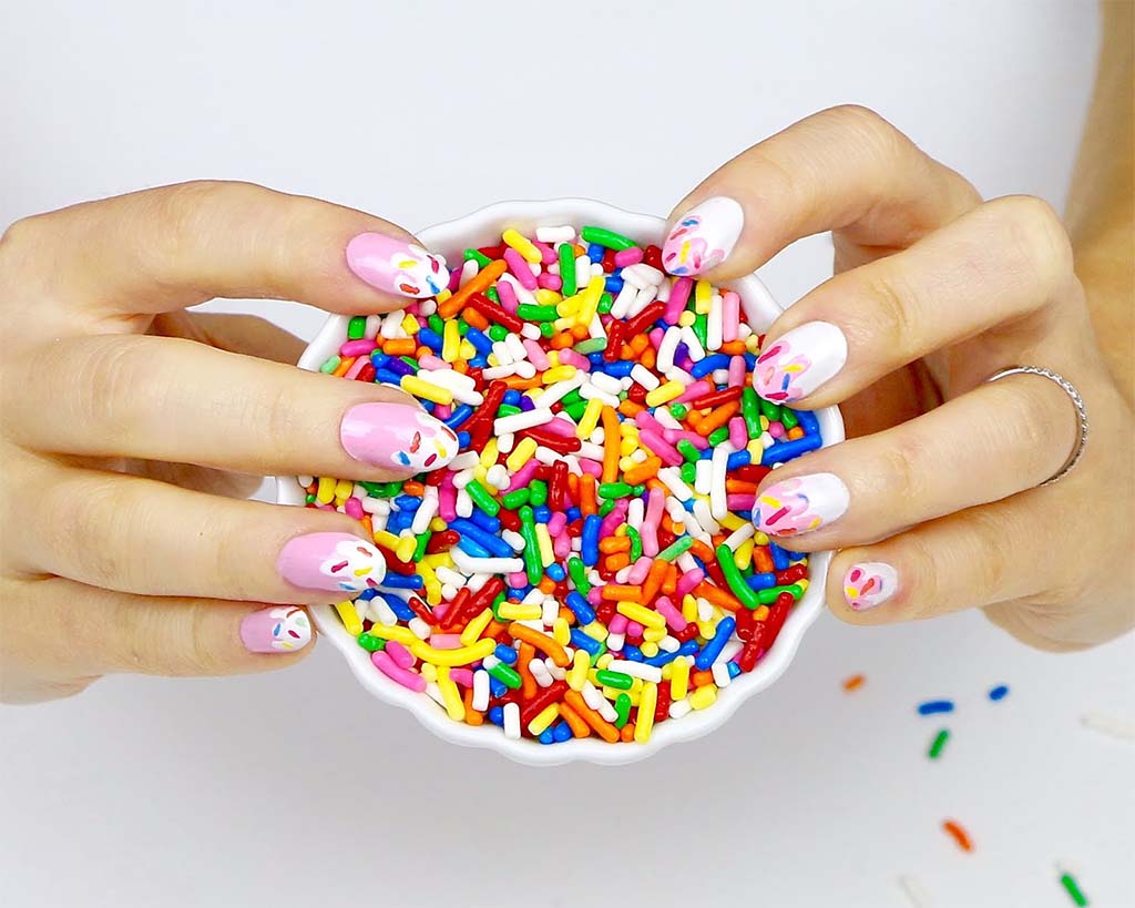How to Create Sprinkle Nails