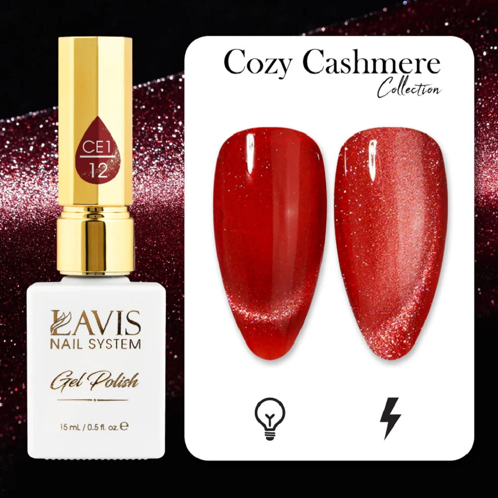 LAVIS Cat Eyes CE1 - 12 - Gel Polish - Cozy Cashmere Collection