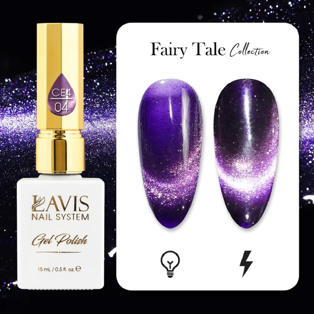 LAVIS Cat Eyes CE4 - 04 - Gel Polish - Fairy Tale Collection