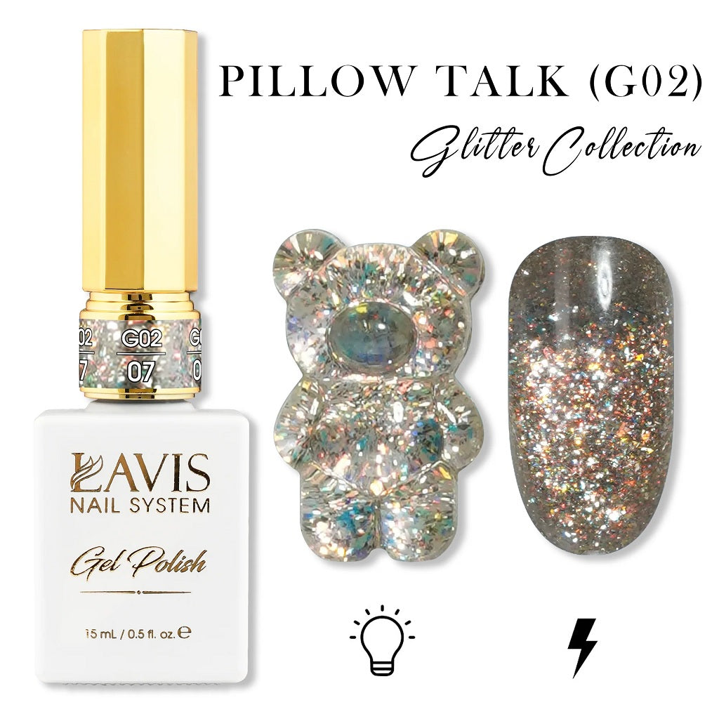 LAVIS Glitter G02 - 07 - Pillow Talk Collection