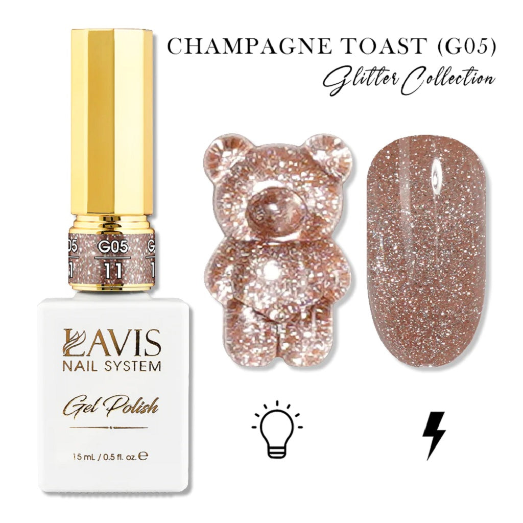 LAVIS Glitter G05 - 11 - Champagne Toast Glitter Collection