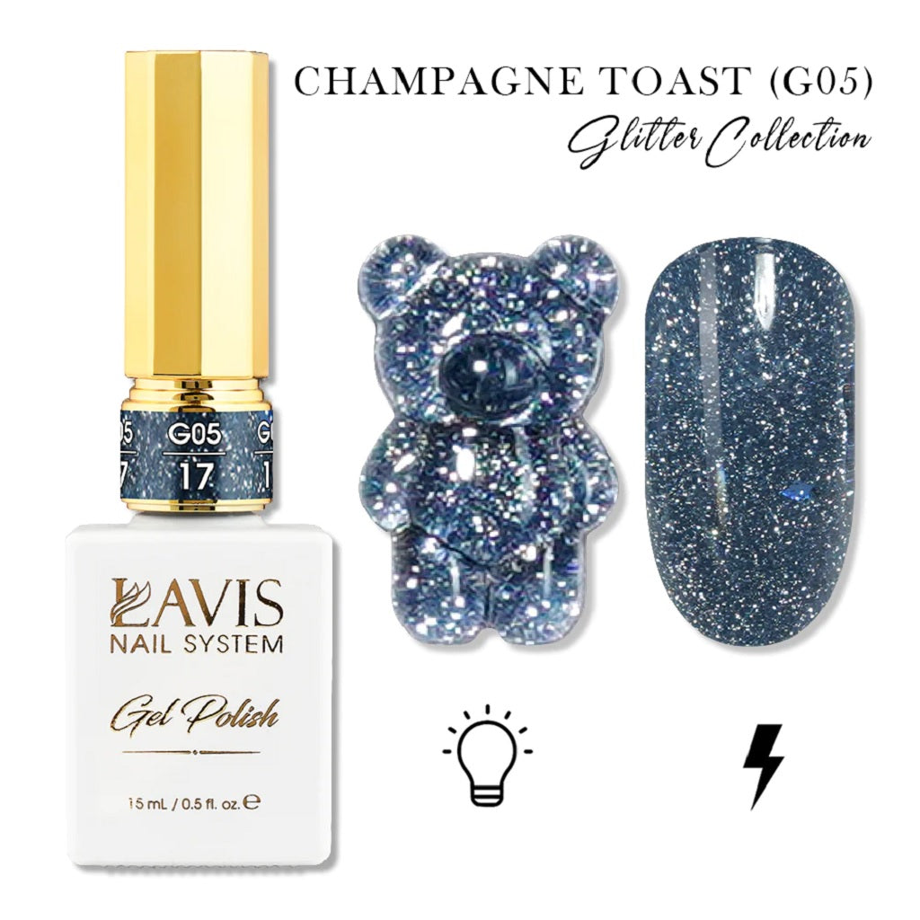 LAVIS Glitter G05 - 17 - Champagne Toast Glitter Collection