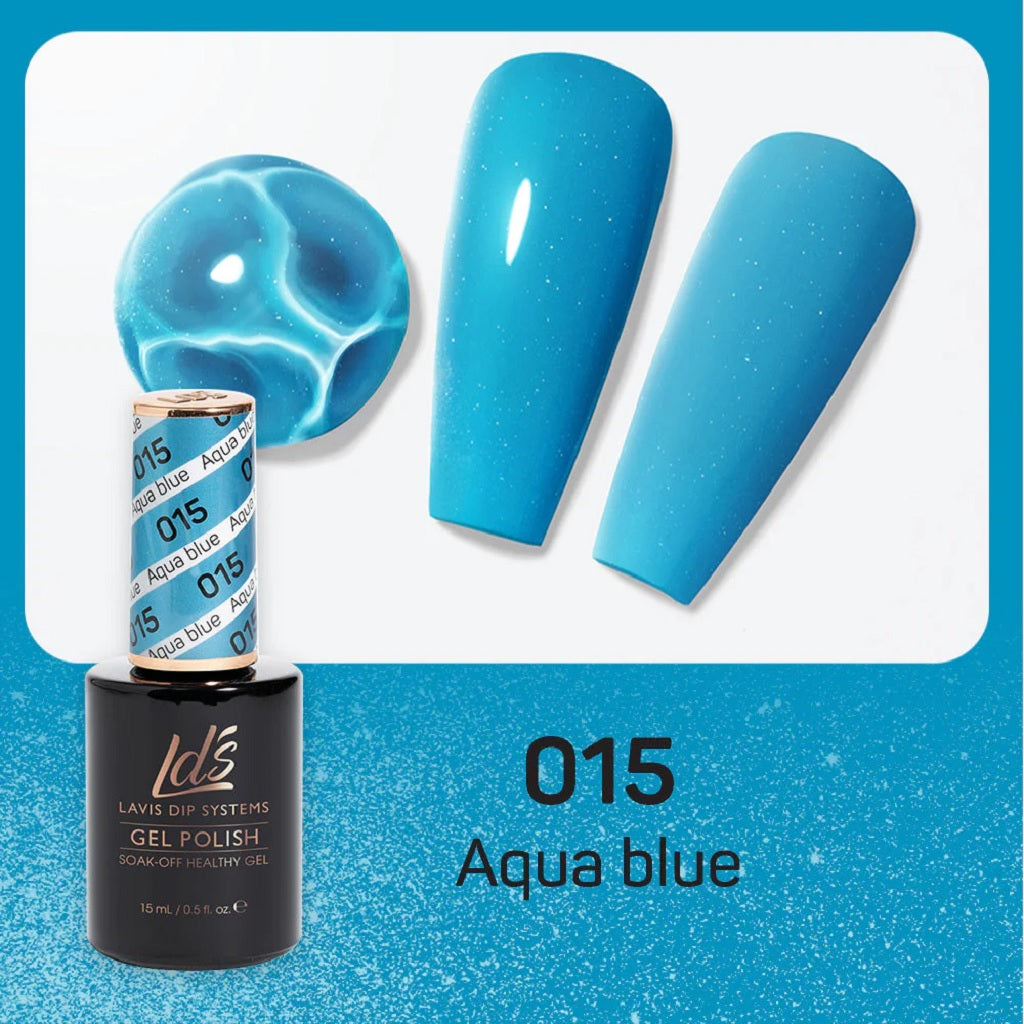 LDS Gel Polish 015 - Blue Colors - Aqua Blue