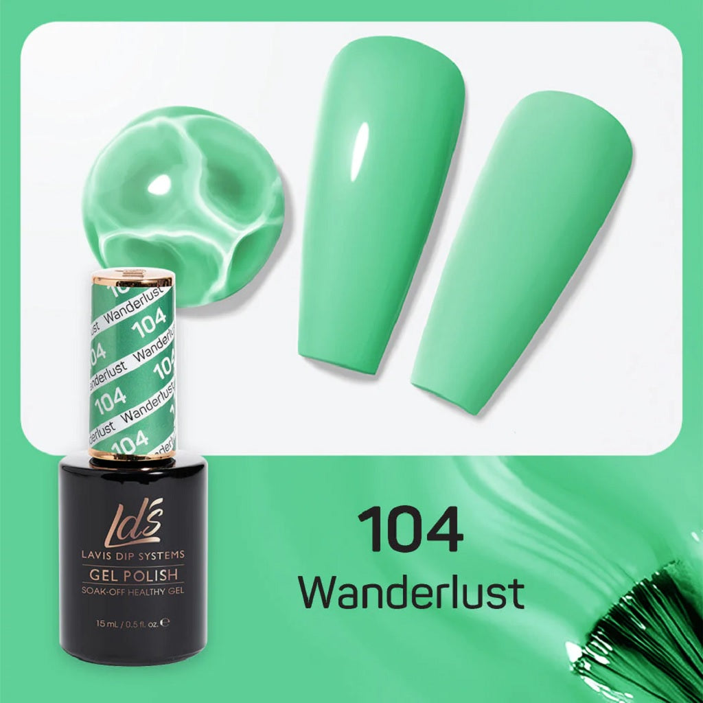 LDS Gel Polish 104 - Green Colors - Wanderlust