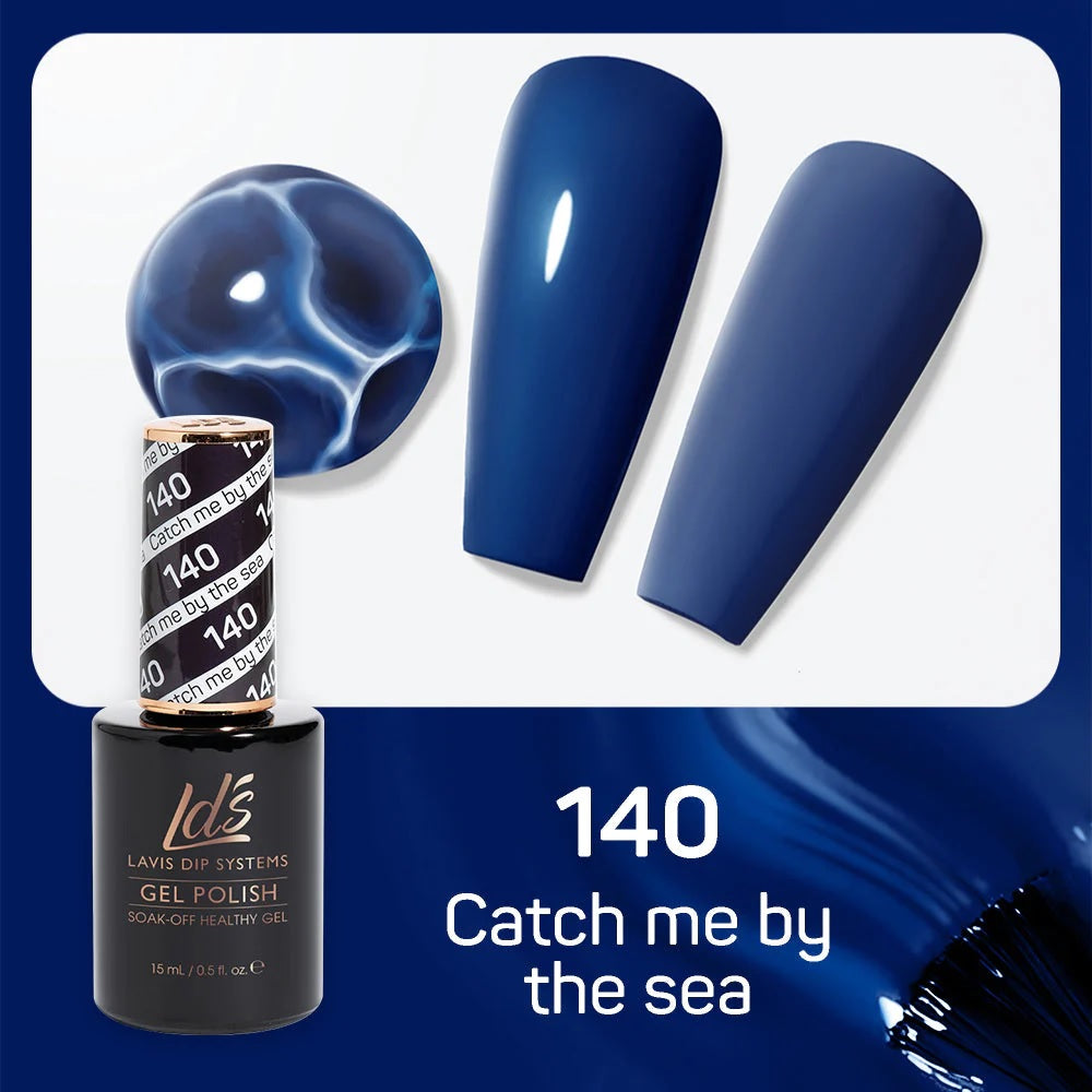 LDS Gel Polish 140 - Blue Colors - Catch Me By The Sea