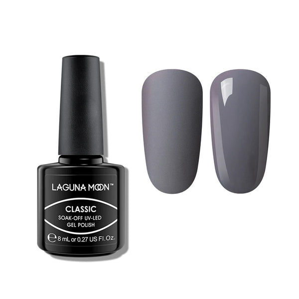 Lagunamoon Gel Nail Polish 6pcs Pink and Grey Nail Polish